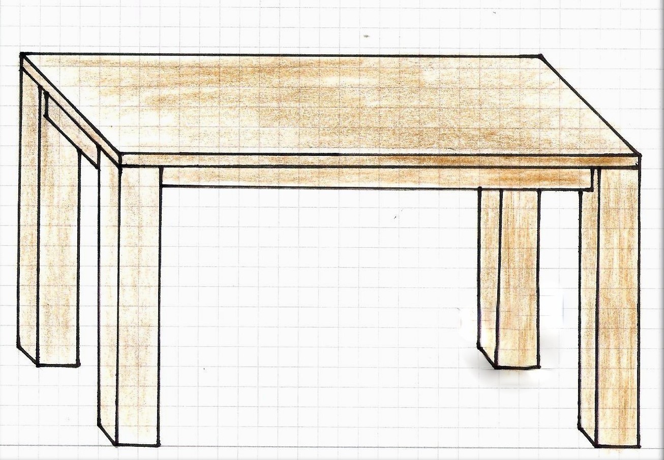 Holztisch selber bauen Einfacher Holztisch Bauanleitung und Bauplan